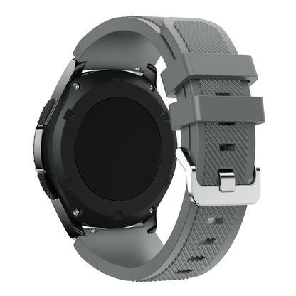 22mm Soft Silicone Sports Watch Strap Wrist Band Replacment for Samsung Gear S3 Frontier / S3 Classic