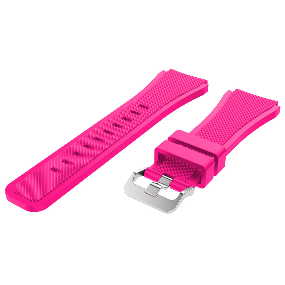 22mm Soft Silicone Sports Watch Strap Wrist Band Replacment for Samsung Gear S3 Frontier / S3 Classic