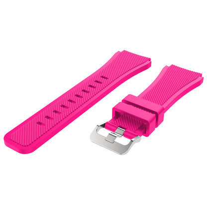 22mm Soft Silicone Sports Watch Strap Wrist Band Replacment for Samsung Gear S3 Frontier / S3 Classic