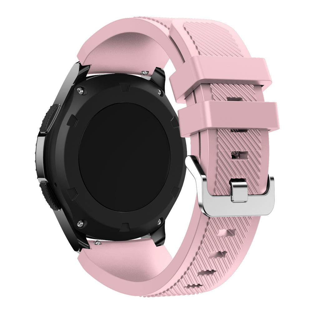 22mm Soft Silicone Sports Watch Strap Wrist Band Replacment for Samsung Gear S3 Frontier / S3 Classic