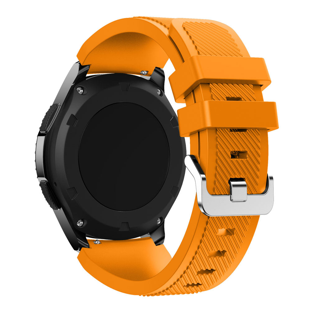 22mm Soft Silicone Sports Watch Strap Wrist Band Replacment for Samsung Gear S3 Frontier / S3 Classic