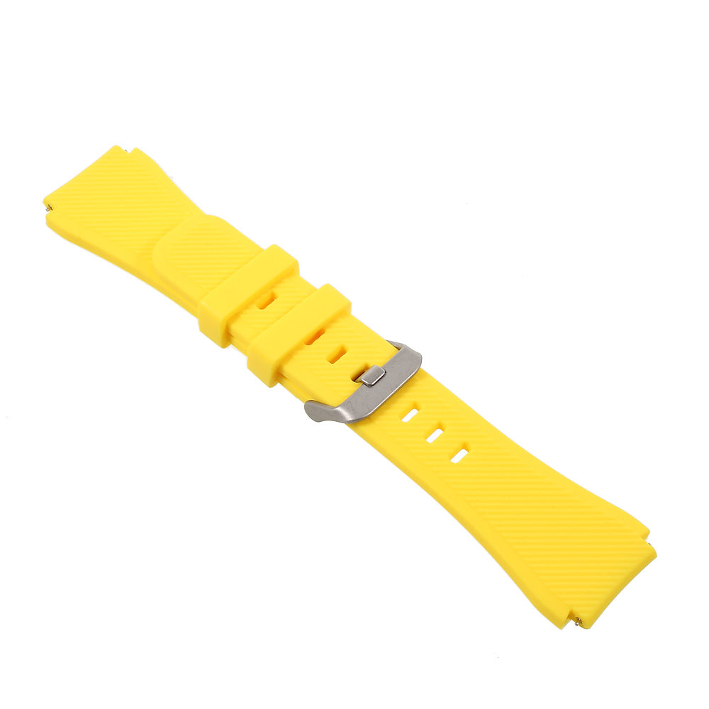 22mm Soft Silicone Sports Watch Strap Wrist Band Replacment for Samsung Gear S3 Frontier / S3 Classic