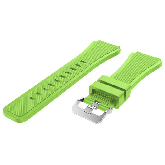 22mm Soft Silicone Sports Watch Strap Wrist Band Replacment for Samsung Gear S3 Frontier / S3 Classic