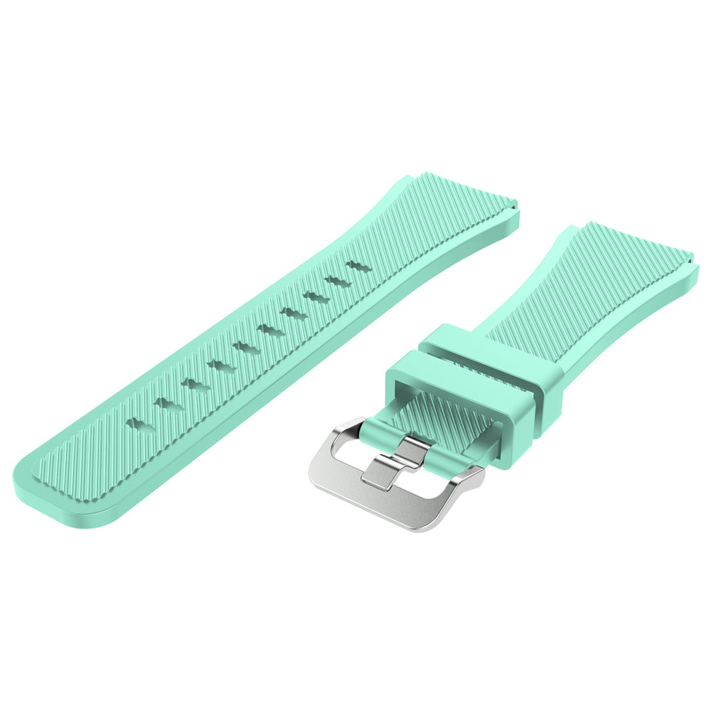 22mm Soft Silicone Sports Watch Strap Wrist Band Replacment for Samsung Gear S3 Frontier / S3 Classic