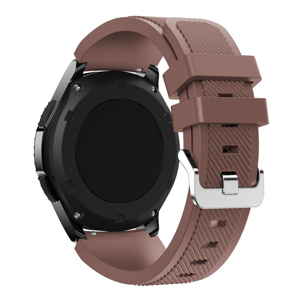 22mm Soft Silicone Sports Watch Strap Wrist Band Replacment for Samsung Gear S3 Frontier / S3 Classic