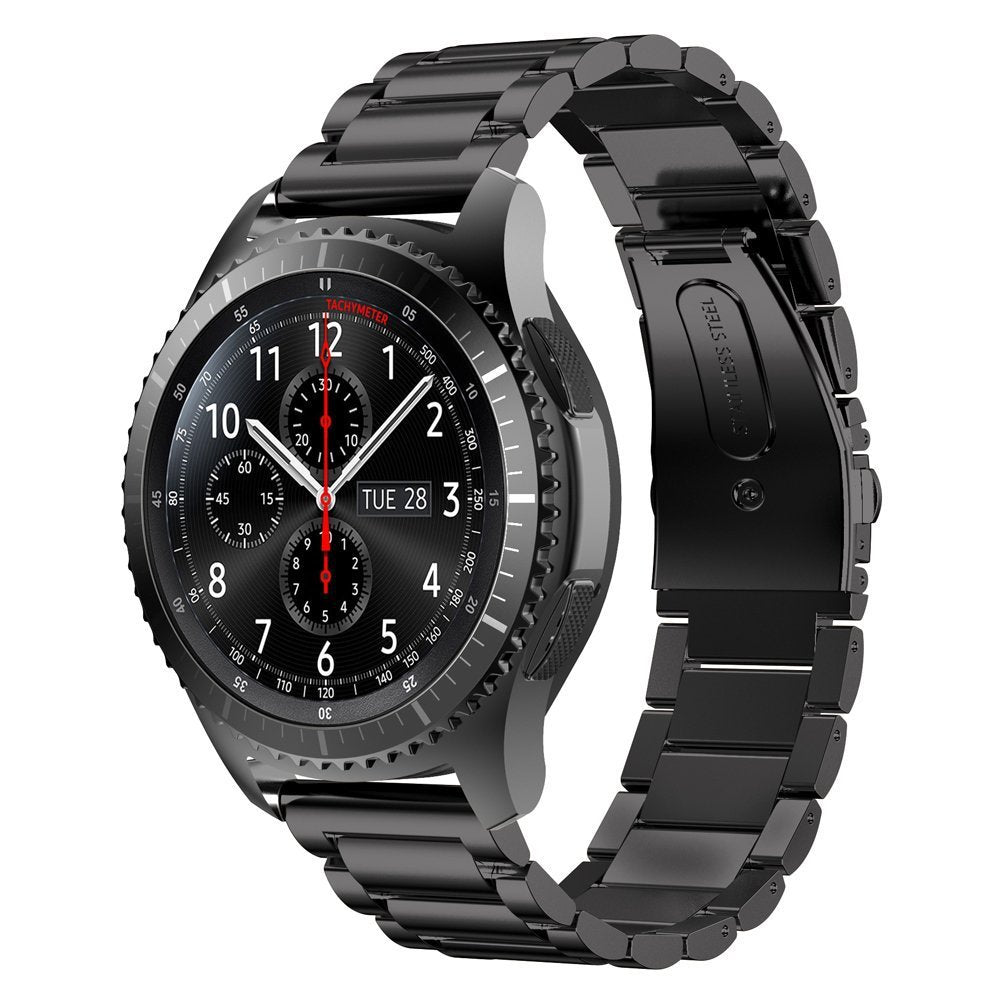 22mm Solid Stainless Steel Chain Watch Band for Samsung Galaxy Watch3 45mm