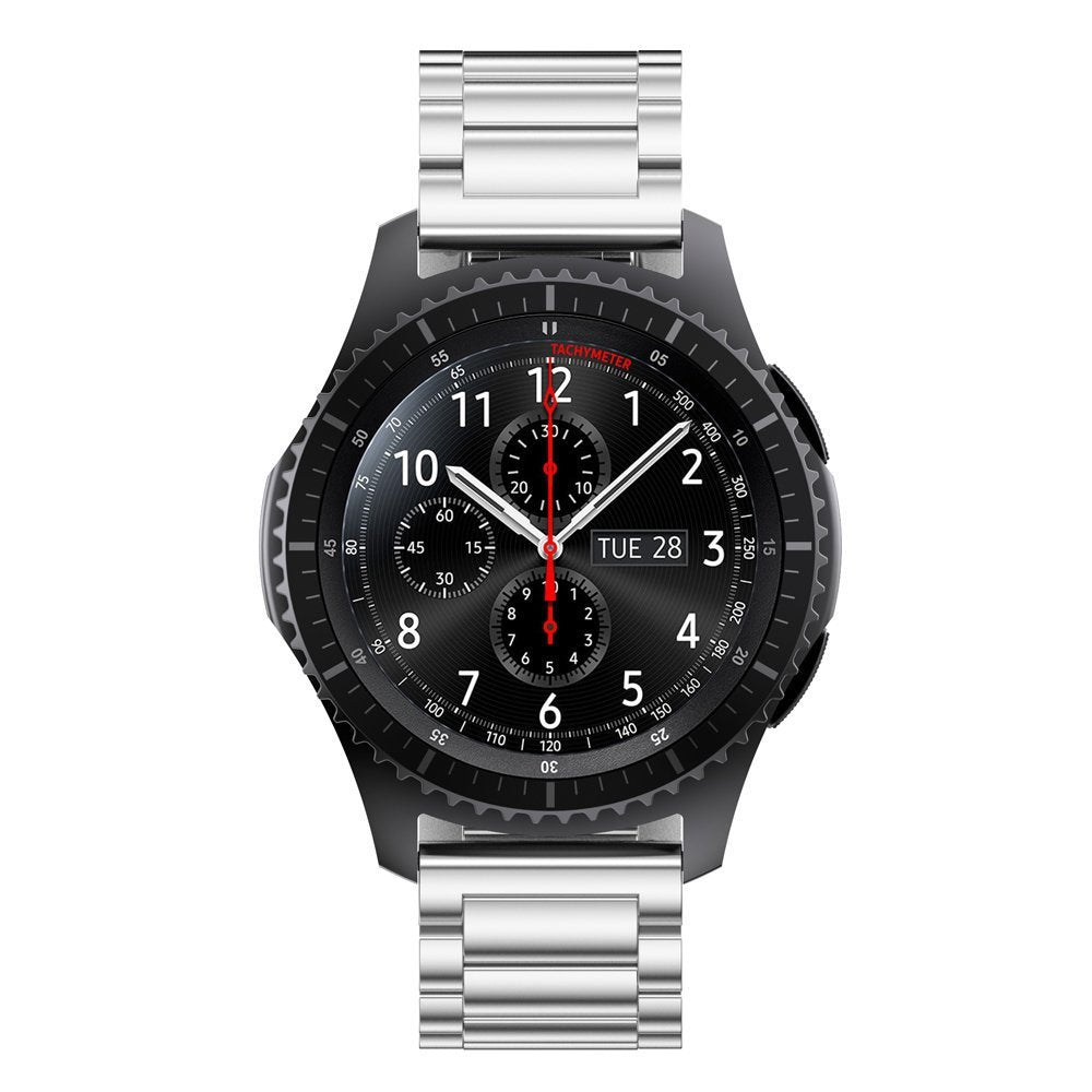 22mm Solid Stainless Steel Chain Watch Band for Samsung Galaxy Watch3 45mm
