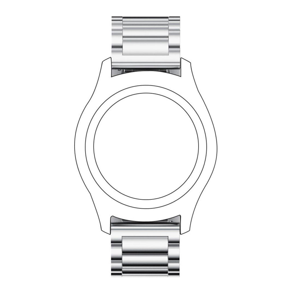 22mm Universal Classic Stainless Steel Watch Band Bracelet for Samsung Gear S3 Frontier/Garmin Active Etc