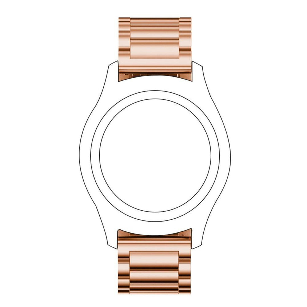 22mm Universal Classic Stainless Steel Watch Band Bracelet for Samsung Gear S3 Frontier/Garmin Active Etc