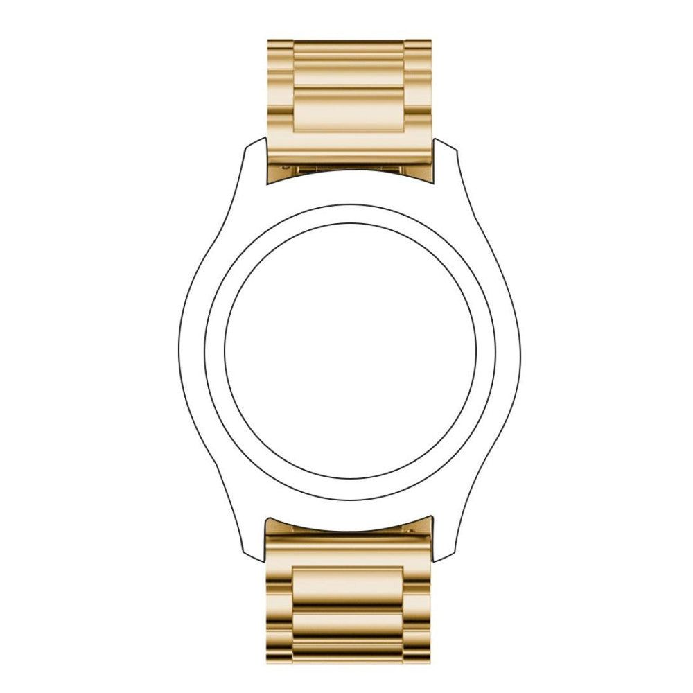 22mm Universal Classic Stainless Steel Watch Band Bracelet for Samsung Gear S3 Frontier/Garmin Active Etc