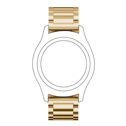 22mm Universal Classic Stainless Steel Watch Band Bracelet for Samsung Gear S3 Frontier/Garmin Active Etc