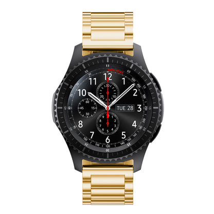 22mm Universal Classic Stainless Steel Watch Band Bracelet for Samsung Gear S3 Frontier/Garmin Active Etc