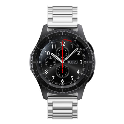 22mm Universal Classic Stainless Steel Watch Band Bracelet for Samsung Gear S3 Frontier/Garmin Active Etc