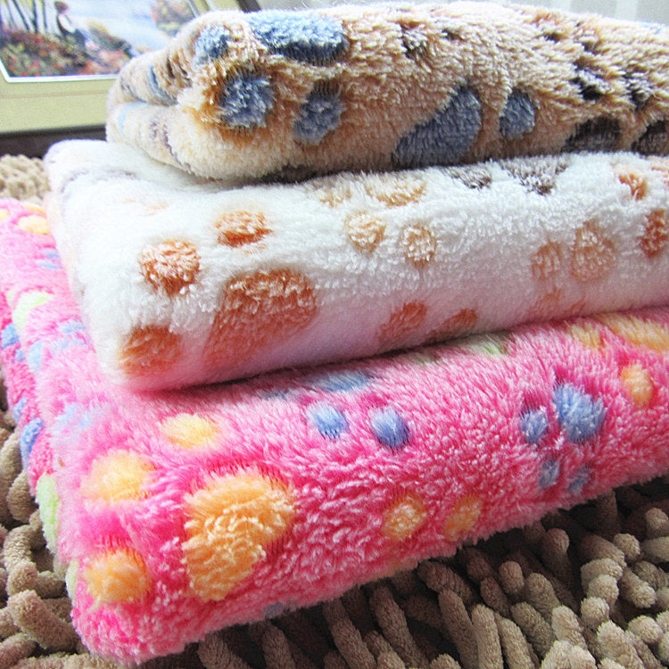 Puppy Blanket Pet Cushion Small Dog Cat Bed Soft Warm Sleep Mat S Size