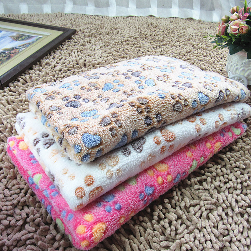 Puppy Blanket Pet Cushion Small Dog Cat Bed Soft Warm Sleep Mat S Size