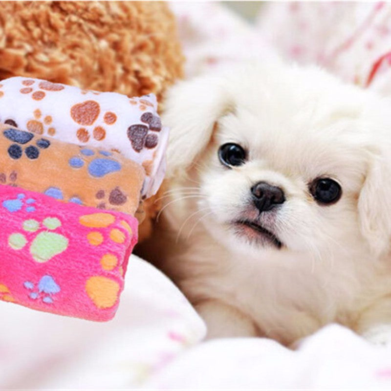 Puppy Blanket Pet Cushion Small Dog Cat Bed Soft Warm Sleep Mat S Size