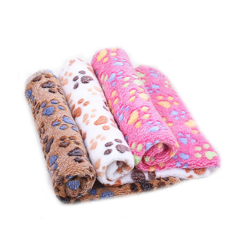 Puppy Blanket Pet Cushion Small Dog Cat Bed Soft Warm Sleep Mat S Size