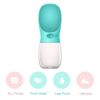 350ML Pet Feeding Water Bottle Leakproof Outdoor Travel Dog Drinking Water Bottle