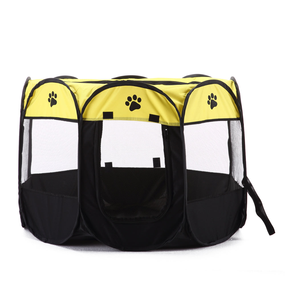 8-side Foldable Pet Tent Dog House Cage Dog Cat Tent Puppy Kennel, Size: 72 x 72 x 45cm