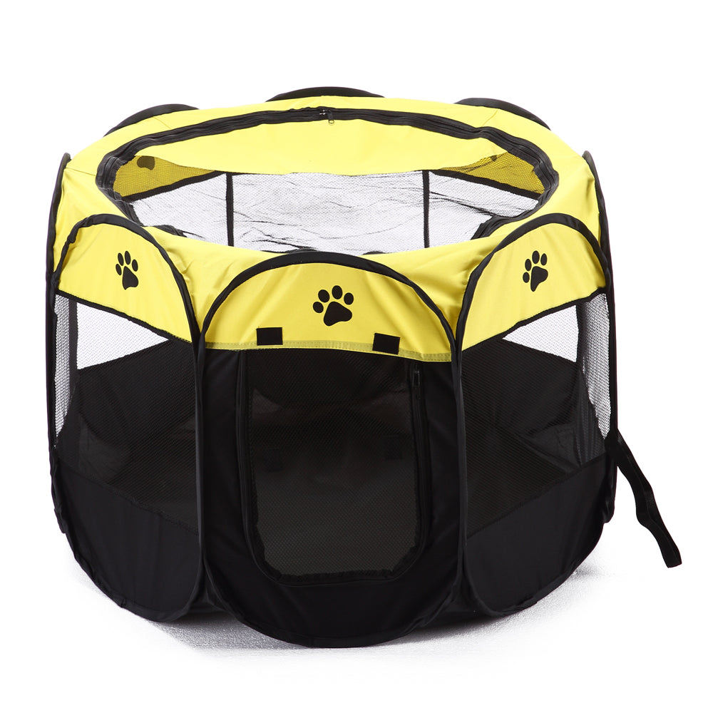 8-side Foldable Pet Tent Dog House Cage Dog Cat Tent Puppy Kennel, Size: 72 x 72 x 45cm