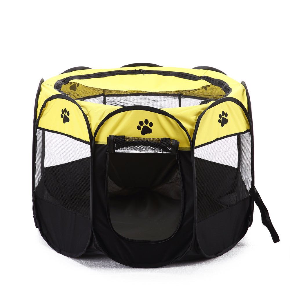8-side Foldable Pet Tent Dog House Cage Dog Cat Tent Puppy Kennel, Size: 72 x 72 x 45cm