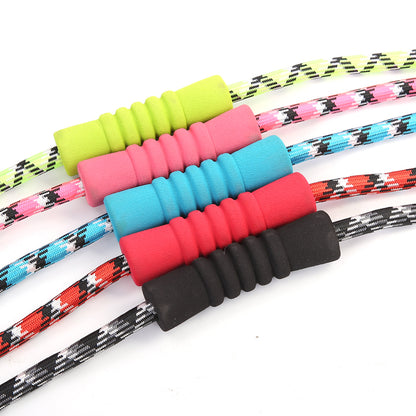 Reflective Nylon Dog Pet Round Traction Rope with Dual Padded Handle