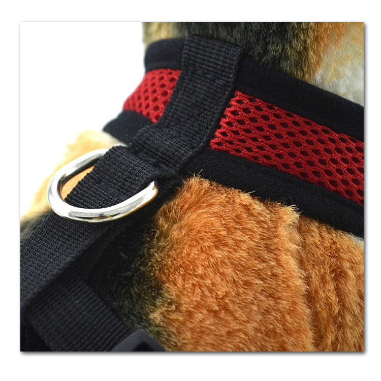 Dog Harness Pet Breast Safety Mesh Belt Strap