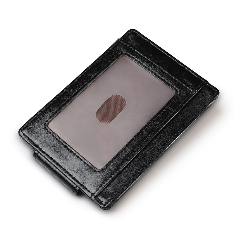 Anti-magnetic ID Card Bank Card Anti-Theft Swiping Wallet Pocket Bus Card Bag