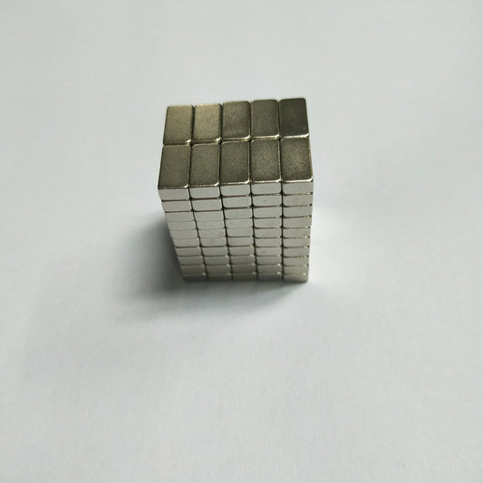 100Pcs/Set Rectangle Powerful DIY NdFeB Magnet for Industrial Medical Equipment, Size: 10x5x3mm