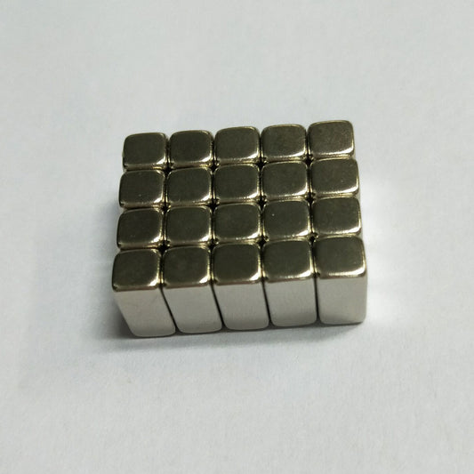 20Pcs/Set Rectangle Powerful DIY NdFeB Magnet for Industrial Medical Equipment, Size: 10x5x5mm