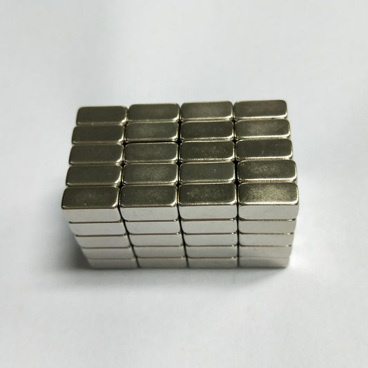 100Pcs/Set Rectangle Powerful DIY NdFeB Magnet for Industrial Medical Equipment, Size: 10x5x5mm