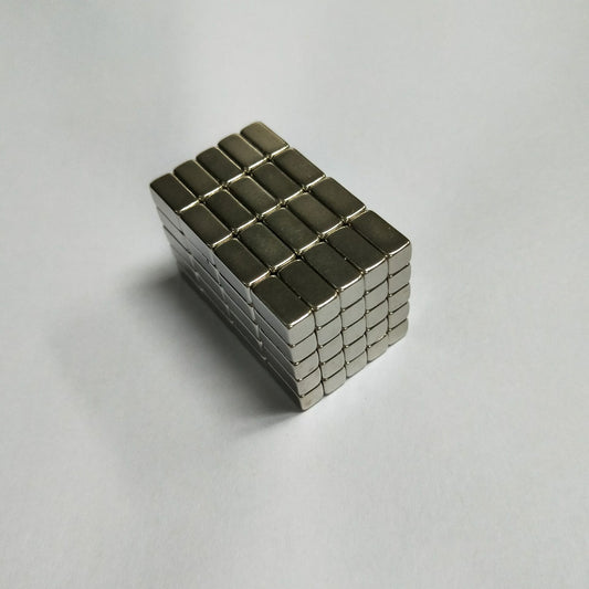 100Pcs/Set Rectangle Powerful DIY NdFeB Magnet for Industrial Medical Equipment, Size: 10x5x5mm