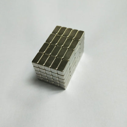 100Pcs/Set Rectangle Powerful DIY NdFeB Magnet for Industrial Medical Equipment, Size: 10x5x5mm