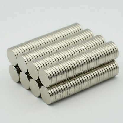 100PCS/Pack 12x2mm Round Shape Durable Magnet NdFeB Magnet