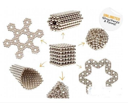 216Pcs/Set 5mm UV Discoloration Magnetic Balls Building Block Toy