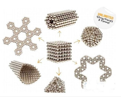 216Pcs/Set 5mm UV Discoloration Magnetic Balls Building Block Toy