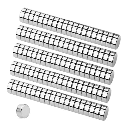 100Pcs/Set Round Strong Suction NdFeB Magnets for Industrial Equipment and DIY Toys, Size: 6 x 3mm