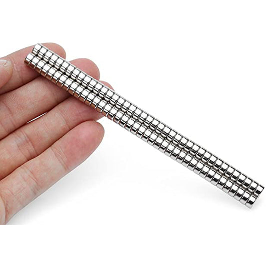 100Pcs/Set Round Strong Suction NdFeB Magnets for Industrial Equipment and DIY Toys, Size: 6 x 3mm