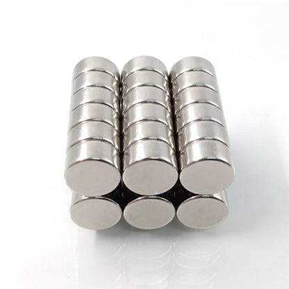 100Pcs/Set Strong Round Shape NdFeB Magnet for Industrial Equipment and DIY Toys, Size: 12x5mm