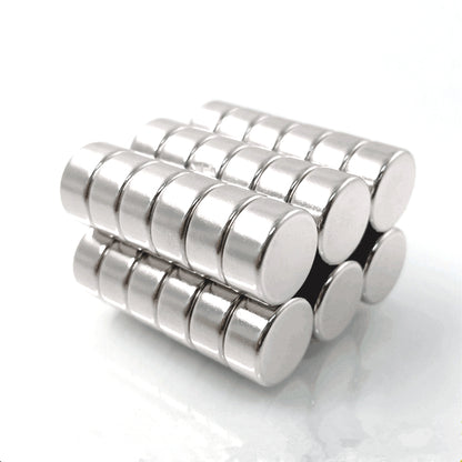100Pcs/Set Strong Round Shape NdFeB Magnet for Industrial Equipment and DIY Toys, Size: 12x5mm