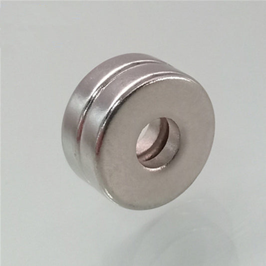 100Pcs/Set 12 x 5mm Powerful Round Shape Hole NdFeB Magnet