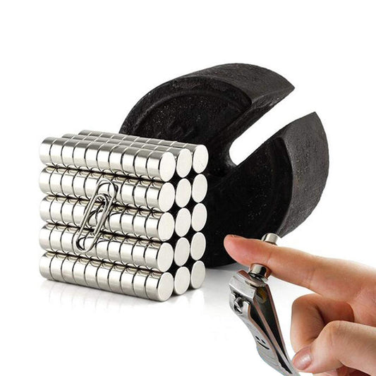 100Pcs/Set Strong Powerful Round Shape NdFeB Magnet, Size: 12 x 6mm