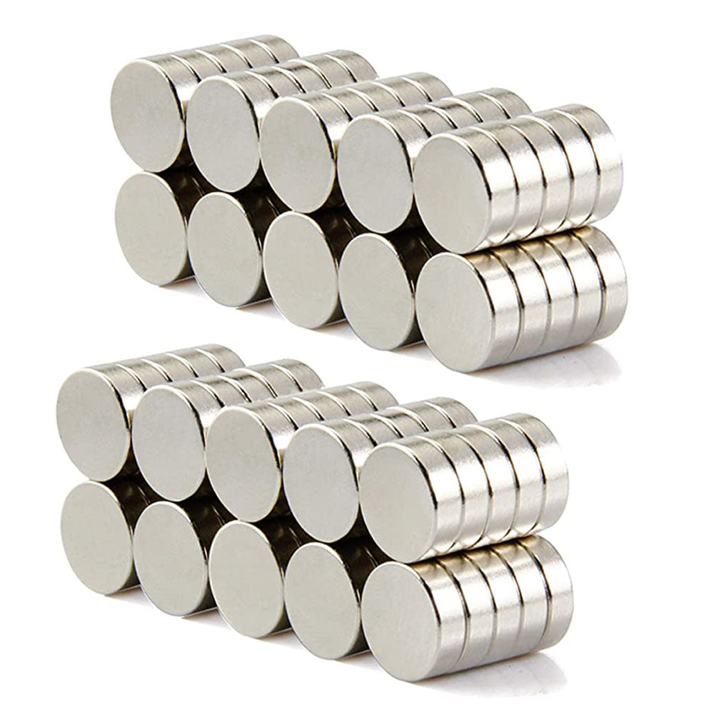 100Pcs/Set Industrial Equipment and DIY Toys Strong Suction Round NdFeB Magnet, Size: 12 x 4mm