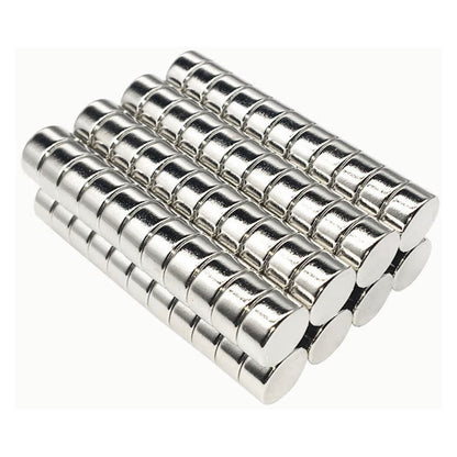 100Pcs/Set Industrial Equipment and DIY Toys Strong Suction Round NdFeB Magnet, Size: 12 x 4mm