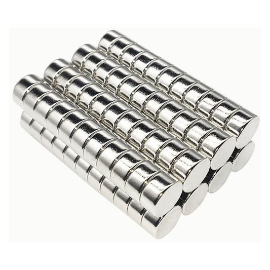 100Pcs/Set Industrial Equipment and DIY Toys Strong Suction Round NdFeB Magnet, Size: 12 x 4mm
