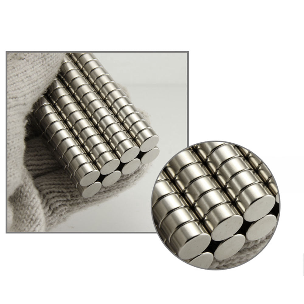 100Pcs/Set Industrial Equipment and DIY Toys Strong Suction Round NdFeB Magnet, Size: 12 x 4mm