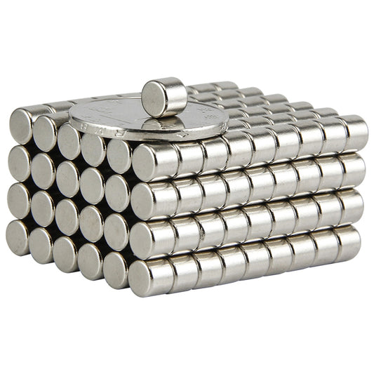100PCS 5x5mm Round Shape Super Strong Magnetic NdFeB Magnet