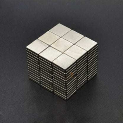 50PCS 10x10x2mm Rectangular Magnet Super Strong Magnetic NdFeB Magnet