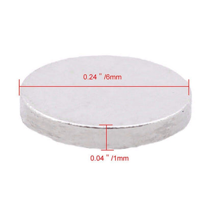 200Pcs/Pack Mini Small Round Magnetic Disc NdFeB Super Strong Powerful Magnets 6*1mm