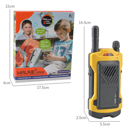 2Pcs / Set Handheld Walkie-Talkie Outdoor Indoor Mini Wireless Radio Intercom Toy for Kids